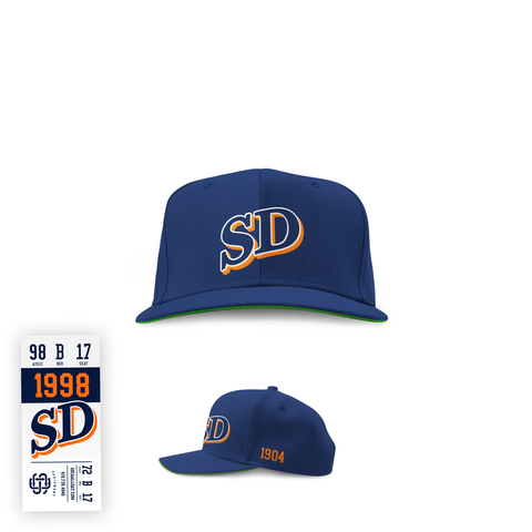 SD98 Navy Snapback (Limited Run - Only 48 Made)