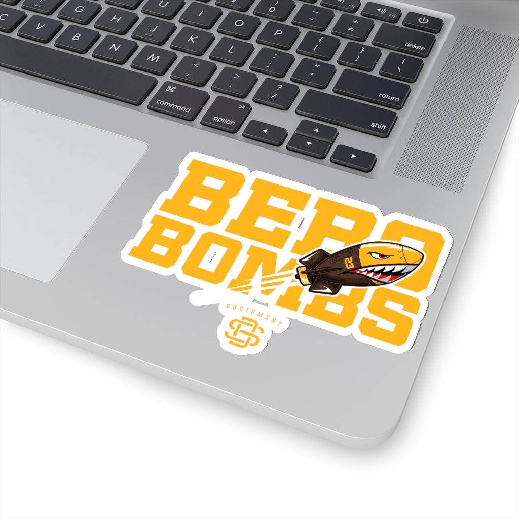 Bebo Bombs Kiss-Cut Stickers