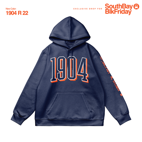 1904 "98" Navy Hoodie Pullover
