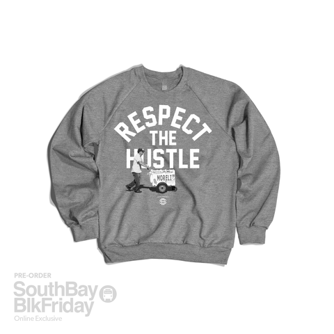 (Pre-Order) Respect The Hustle Crew (Athletic Heather)