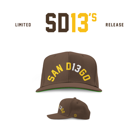 SD13  Snapback (22 Brown / Gold) Pre-Draft