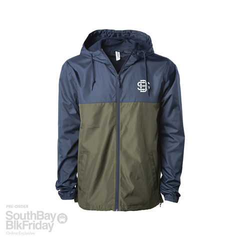 Premium Navy Green Classic SD Windbreaker