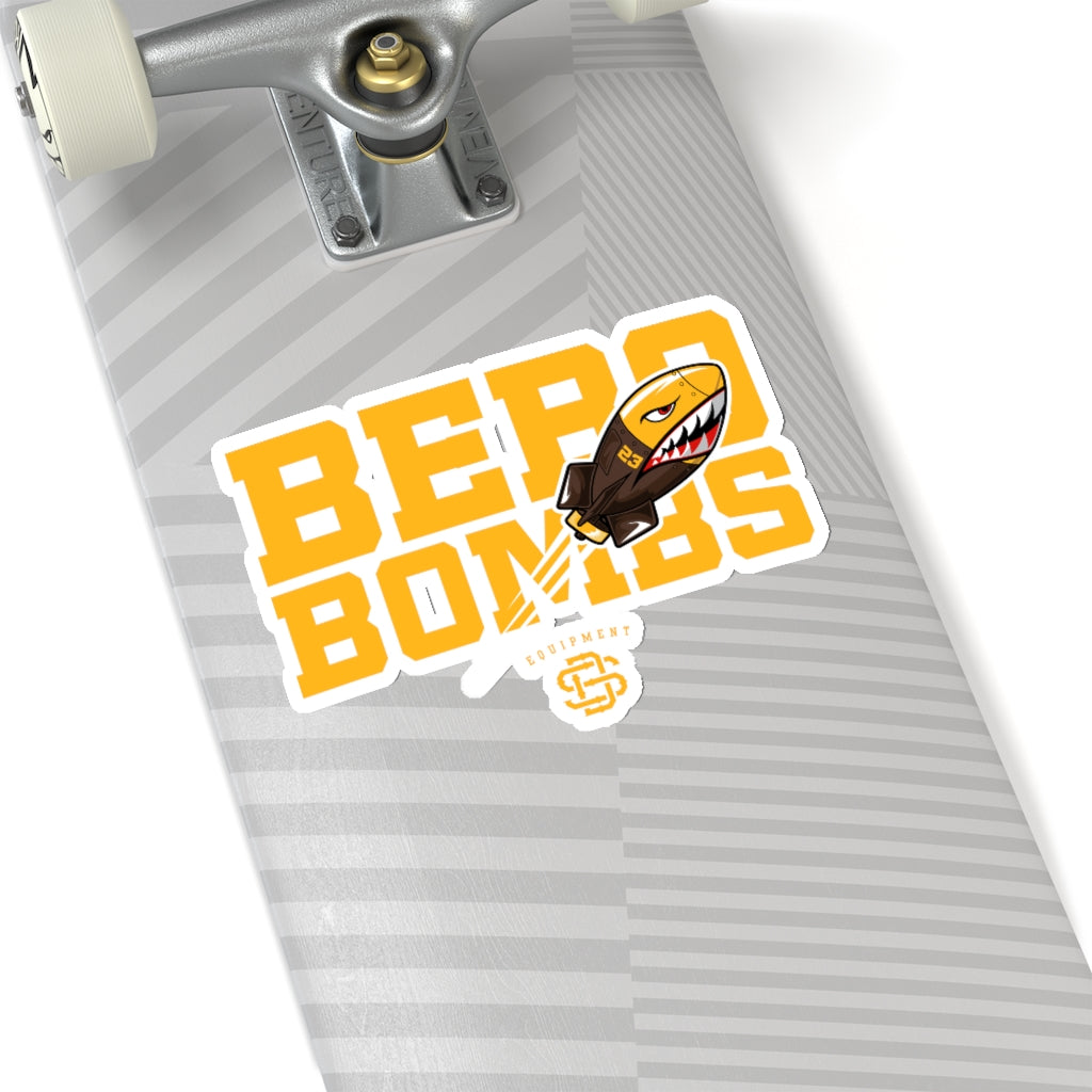 Bebo Bombs Kiss-Cut Stickers
